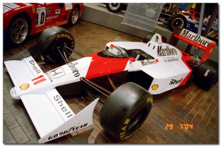 Senna's Honda at Beaulieu